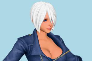 KOF Angel King Of Fighters, female, girl, woman, people, human, character
